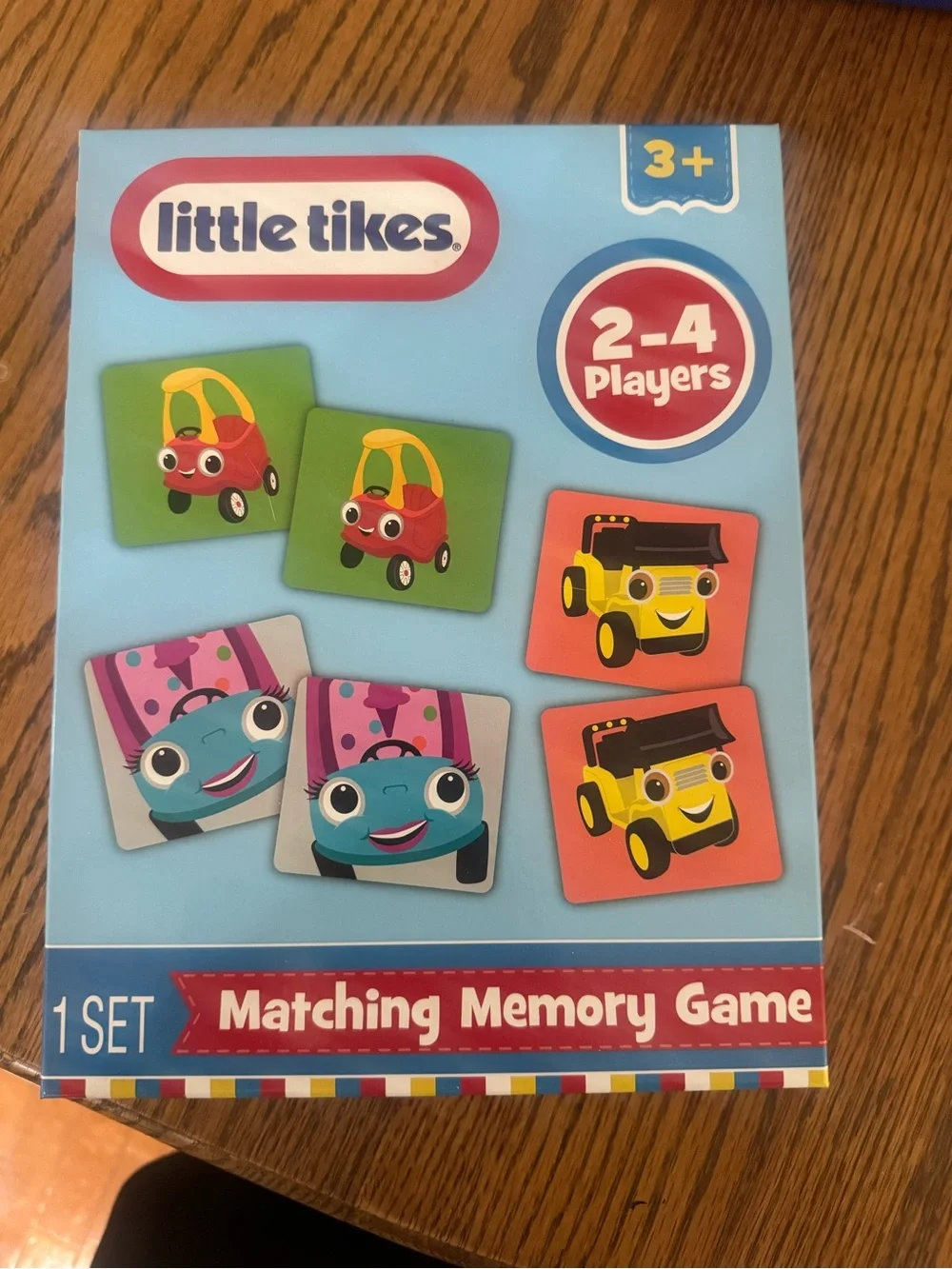 Kids Matching Memory Game - Blue Box